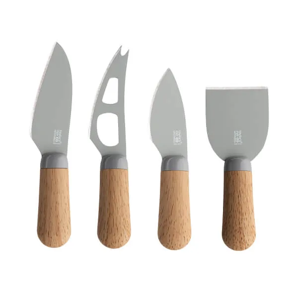 Taylor's Eye Witness Brooklyn Beech 4 Piece Cheese Knife Set