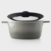 Taylor's Eye Witness 20-22-24cm Silicone and Glass Medium Universal Pan Lid Black