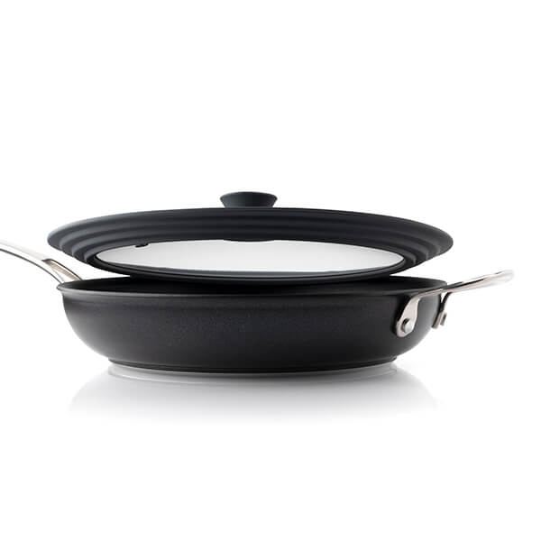Taylor's Eye Witness Silicone and Glass Large Universal Pan Lid Black 26-28-30cm