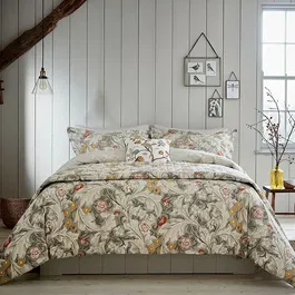 Morris & Co Leicester Cover Set King Size Grey
