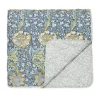Morris & Co Kennet Quilted Bedspread 265X260cm Indigo Gold