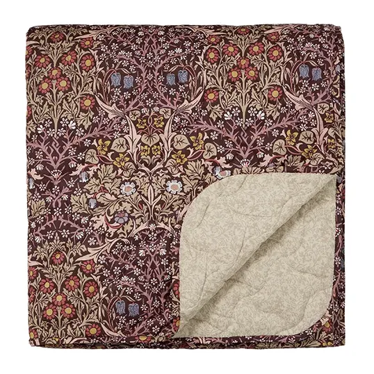 Morris & Co Blackthorn Throwover 260X265cm Damson