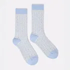 Joules Blue Toasty Geometric Socks