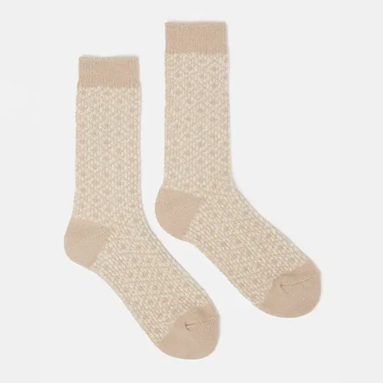 Joules Oat Toasty Geometric Socks