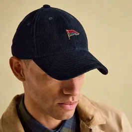 Joules Mens Navy Chadwick Corduroy Hat
