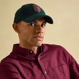 Joules Mens Green Chadwick Corduroy Hat