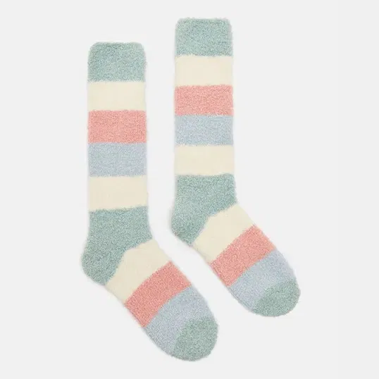 Joules Multi Bright Fluffy Socks