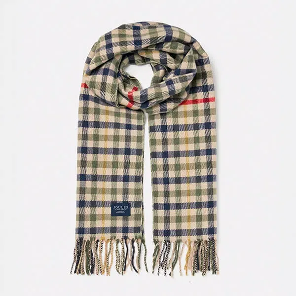 Joules Check Langtree Scarf