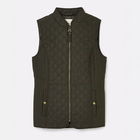 Joules Khaki Minx Showerproof Diamond Quilted Gilet