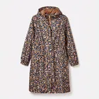 Joules Leopard Holkham Waterproof Packable Coat