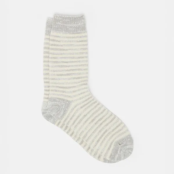 Joules Grey Toasty Geometric Socks