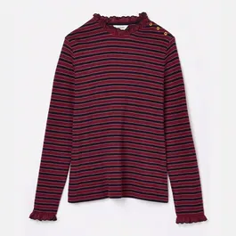 Joules Red Stripe Grace Long Sleeve Top