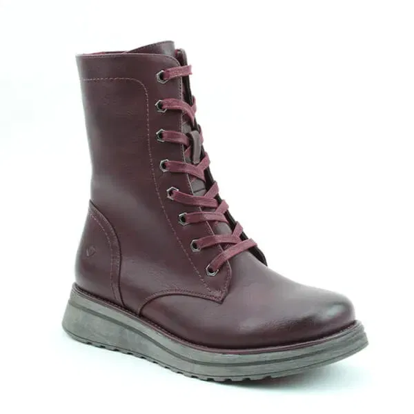 Heavenly Feet Burgandy Martina4 Boots