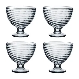 Ravenhead Essentials Swirl Set of 4 Sundae Dishes