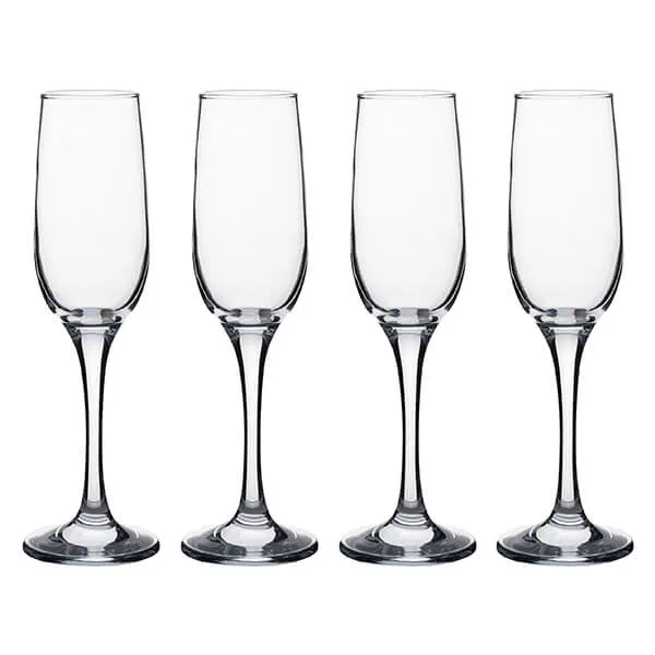 Ravenhead Bouquet 200ml Set of 4 Flute Glasses