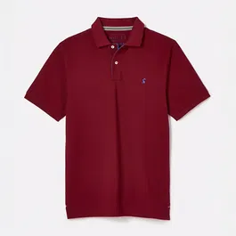 Joules Mens Burgundy Red Woody Polo Shirt