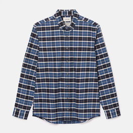 Joules Mens Navy Welford Cotton Check Shirt