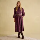 Joules Red Navy Hazel Jersey Shirt Dress