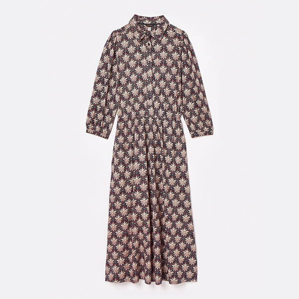 Joules Navy Pink Hazel Jersey Shirt Dress
