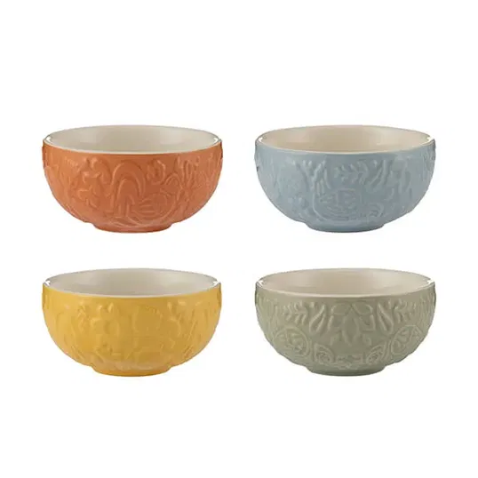 Mason Cash Home To Roost Set of 4 Mini Bowls