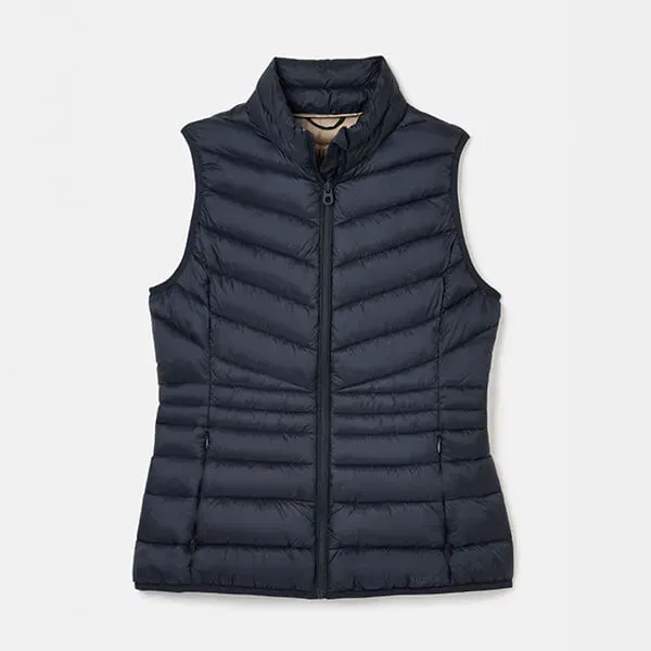 Joules Navy Kenley Showerproof Padded Gilet