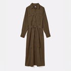 Joules Check Meredith Midi Shirt Dress