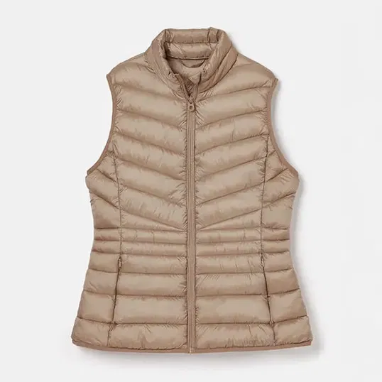 Joules Pearl Grey Kenley Showerproof Padded Gilet