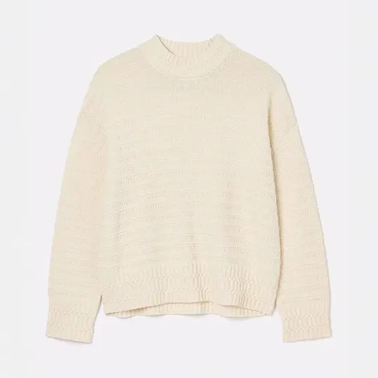 Joules Cream Bernie Crew Neck Textured Jumper