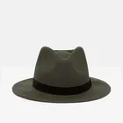 Joules Khaki Green Maude Fedora Hat