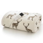 Deyongs Sterling Stag White Heated Throw