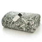 Deyongs Secret Garden Green Heated Throw