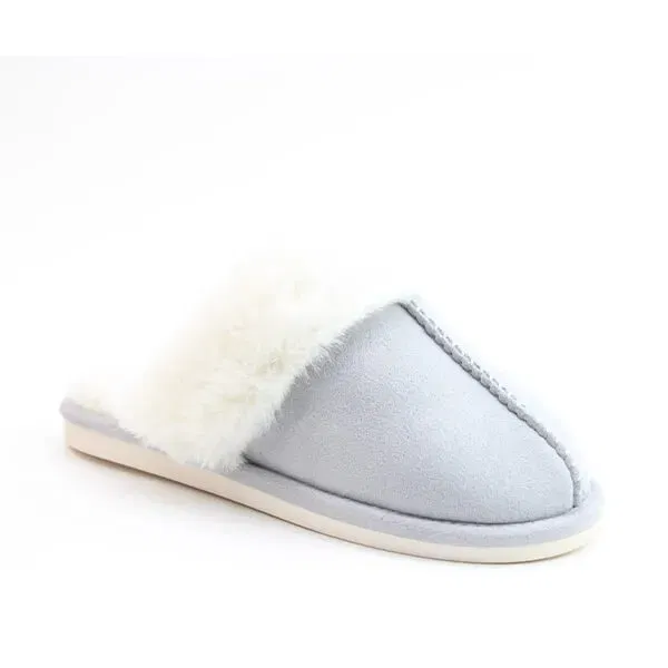 Heavenly Feet Grey Fireside Premium Slippers