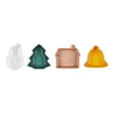Le Creuset Stoneware Set of 4 Christmas Mini Dishes