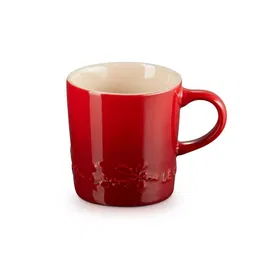 Le Creuset Holly Cerise Stoneware 200ml Cappuccino Mug