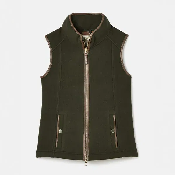 Joules Khaki Fairbourne Fleece Gilet