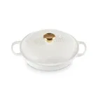 Le Creuset Snowflakes Cotton Cast Iron 26cm Shallow Casserole