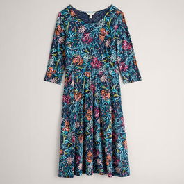 Seasalt April Dress Seaweed Bloom Maritime
