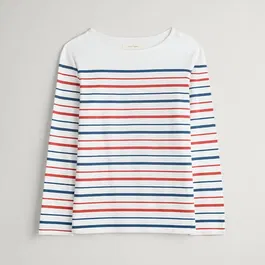 Seasalt Sailor Shirt Falmouth Duet Shore Chalk
