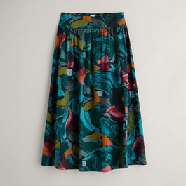 Seasalt Mevagissey Midi Skirt Lelant Abstract Mix