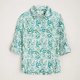 Seasalt Larissa Shirt Wandering Peas Chalk