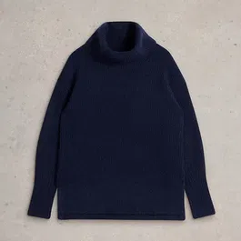 White Stuff Lovely Rib Jumper French Navy