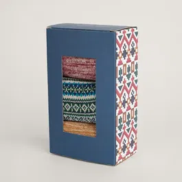 Seasalt Womens Bloomin Good Box of 3 Fair Isle Landmark Mix Size 4-7