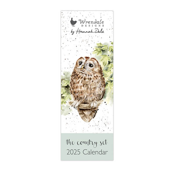 Wrendale Designs 2025 'The Country Set' Slim Calendar