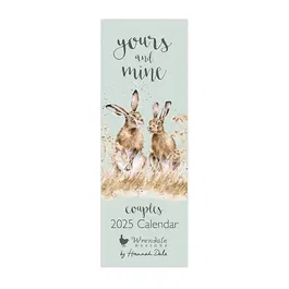 Wrendale Designs 2025 'Yours and Mine' Slim Calendar