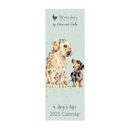 Wrendale Designs 2025 'A Dog's Life' Slim Calendar