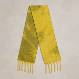 White Stuff Shelly Skinny Scarf Mid Yellow