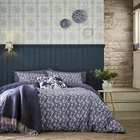 Burleigh For Bedeck Calico Duvet Cover Set King Size Blue