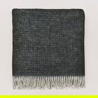 Burleigh For Bedeck Throw 130x170cm Charcoal/White