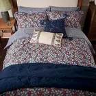 Joules Grove Floral Duvet Cover Set King Size Royal Blue