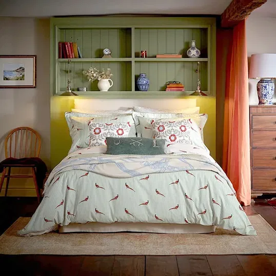 Joules The Pheasant Duvet Cover Set King Size Khaki